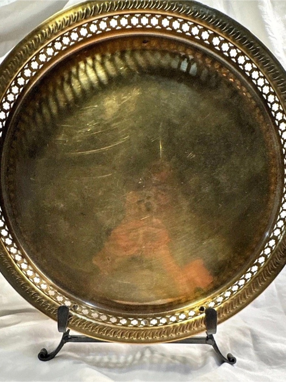 Decorative Crafts, Inc. Gold Decorative Serving Tray